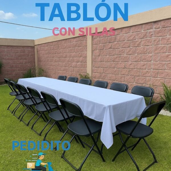 RENTA DE TABLONES Y SILLAS