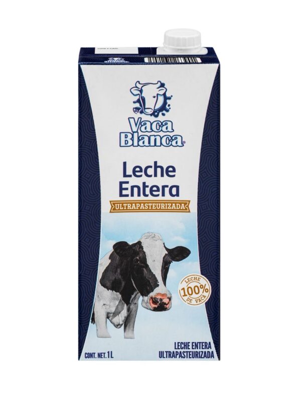 LECHE UHT ENTERA VACA BLANCA 1L