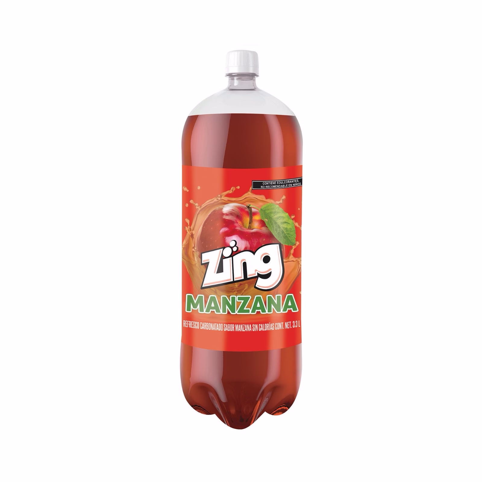 Refresco sabor manzana Zing 3.3 L/