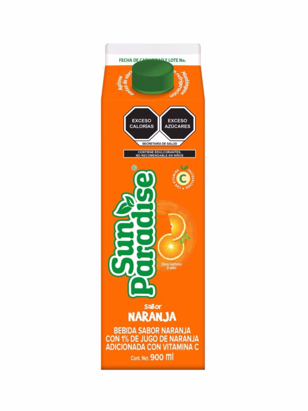 Bebida sabor naranja Sun Paradise 900 ml