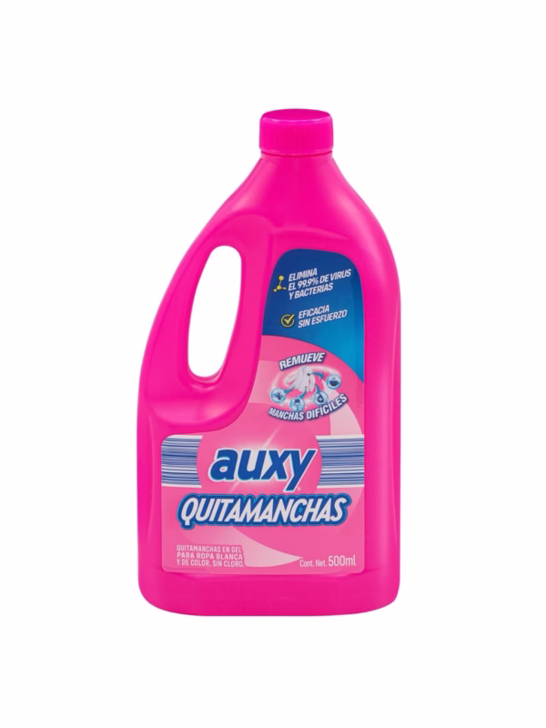 Quitamanchas en gel para ropa blanca y color Auxy