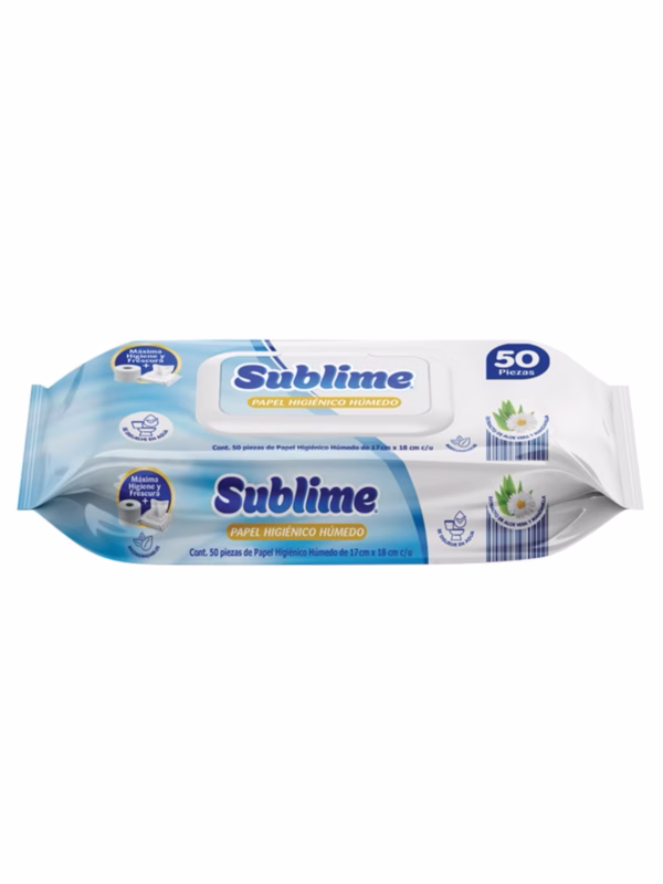 Papel higiénico húmedo Sublime